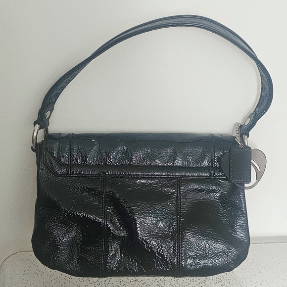 Coach Black Leather Shoulder Bag - Picture 2 of 6